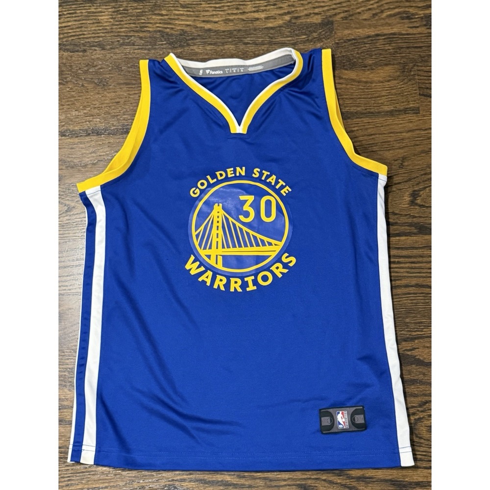 Fanatics Youth Jersey Stephen Curry #30 Golden State Warriors NBA Size Large